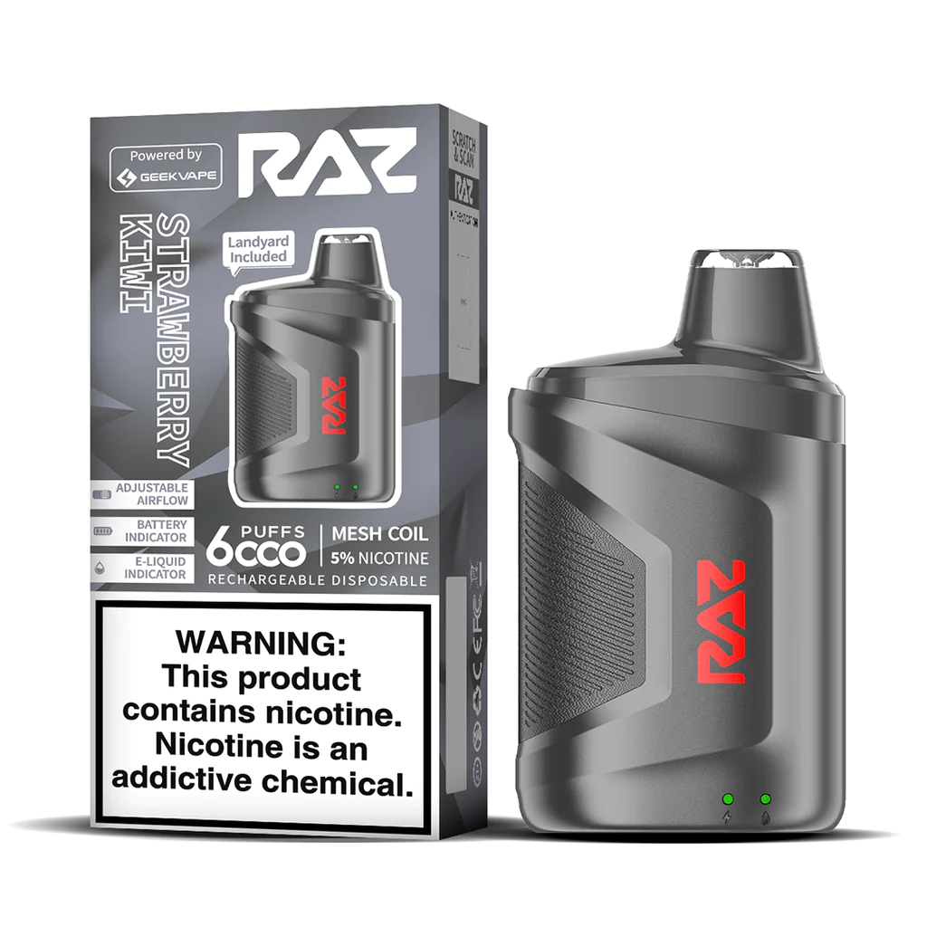 Strawberry Kiwi Flavor RAZ CA6000 Disposable Vape